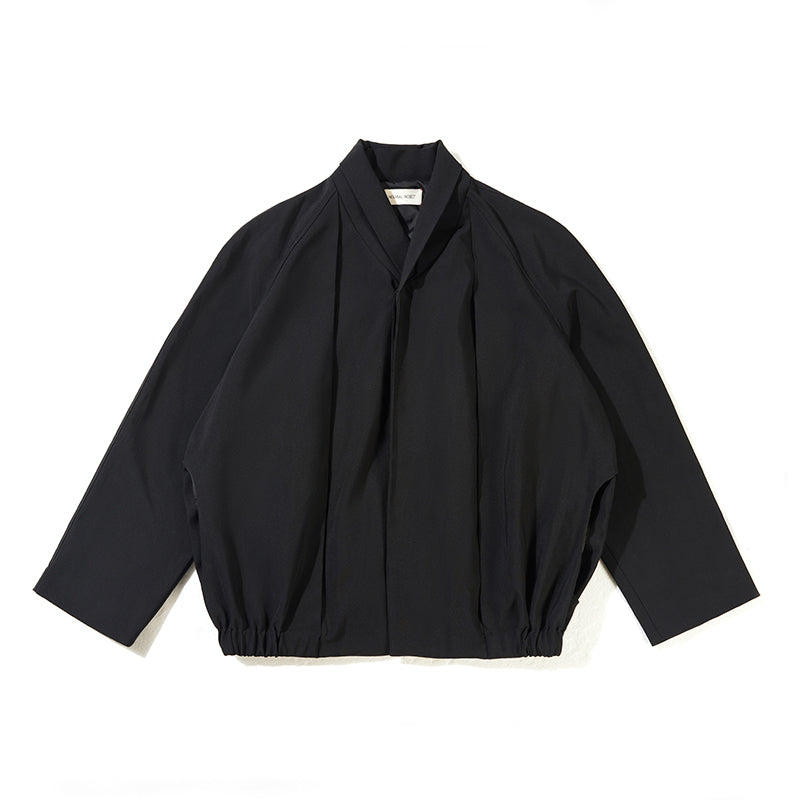 NOUVEAU PROJECT_DOUBLE PLEATED JACKET (Black)