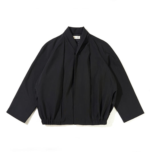 NOUVEAU PROJECT_DOUBLE PLEATED JACKET (Black)