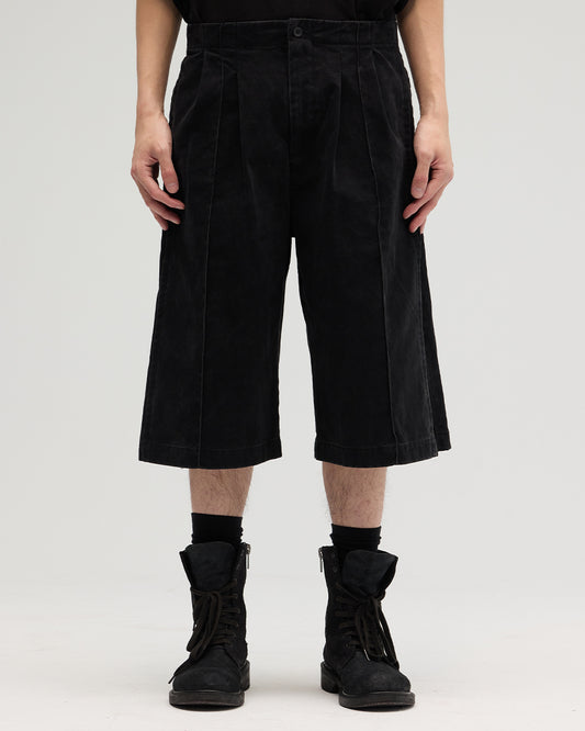 VACANT_Washed Slit Pants (Black)