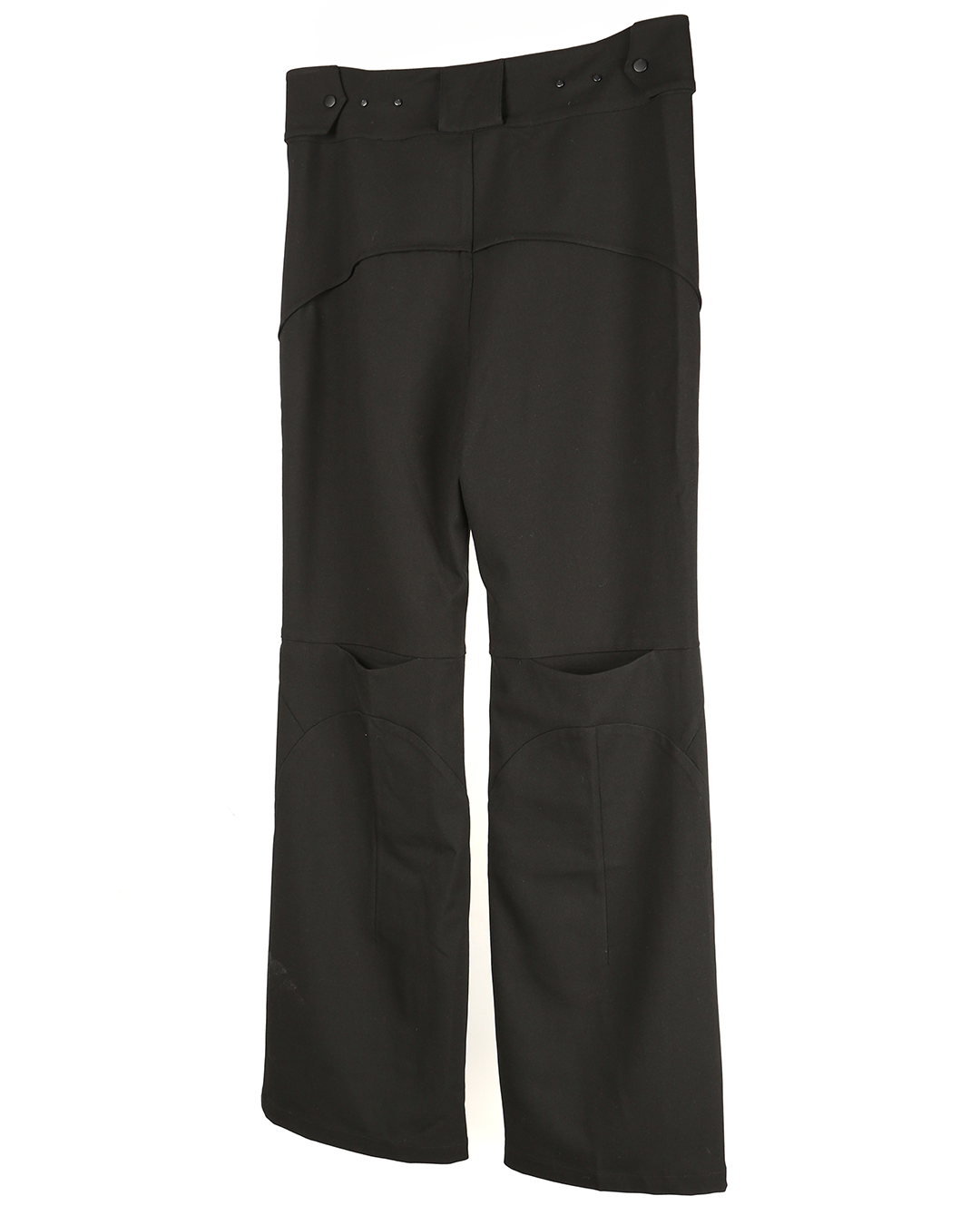 aenrmous_CREVICE FLARES PANTS (Black)