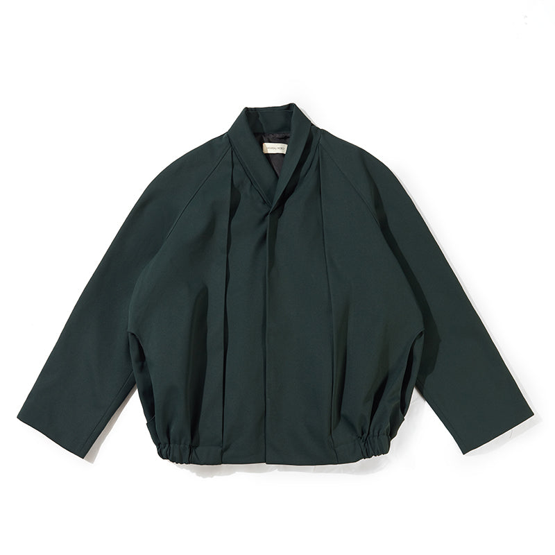 NOUVEAU PROJECT_DOUBLE PLEATED JACKET (Green)