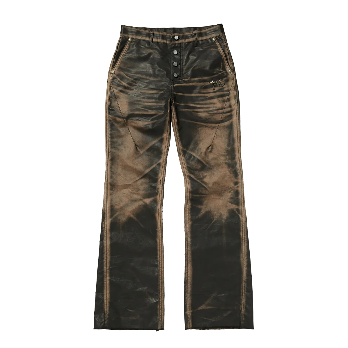 Thug Club_Snake Boot Pants (Washed Black)