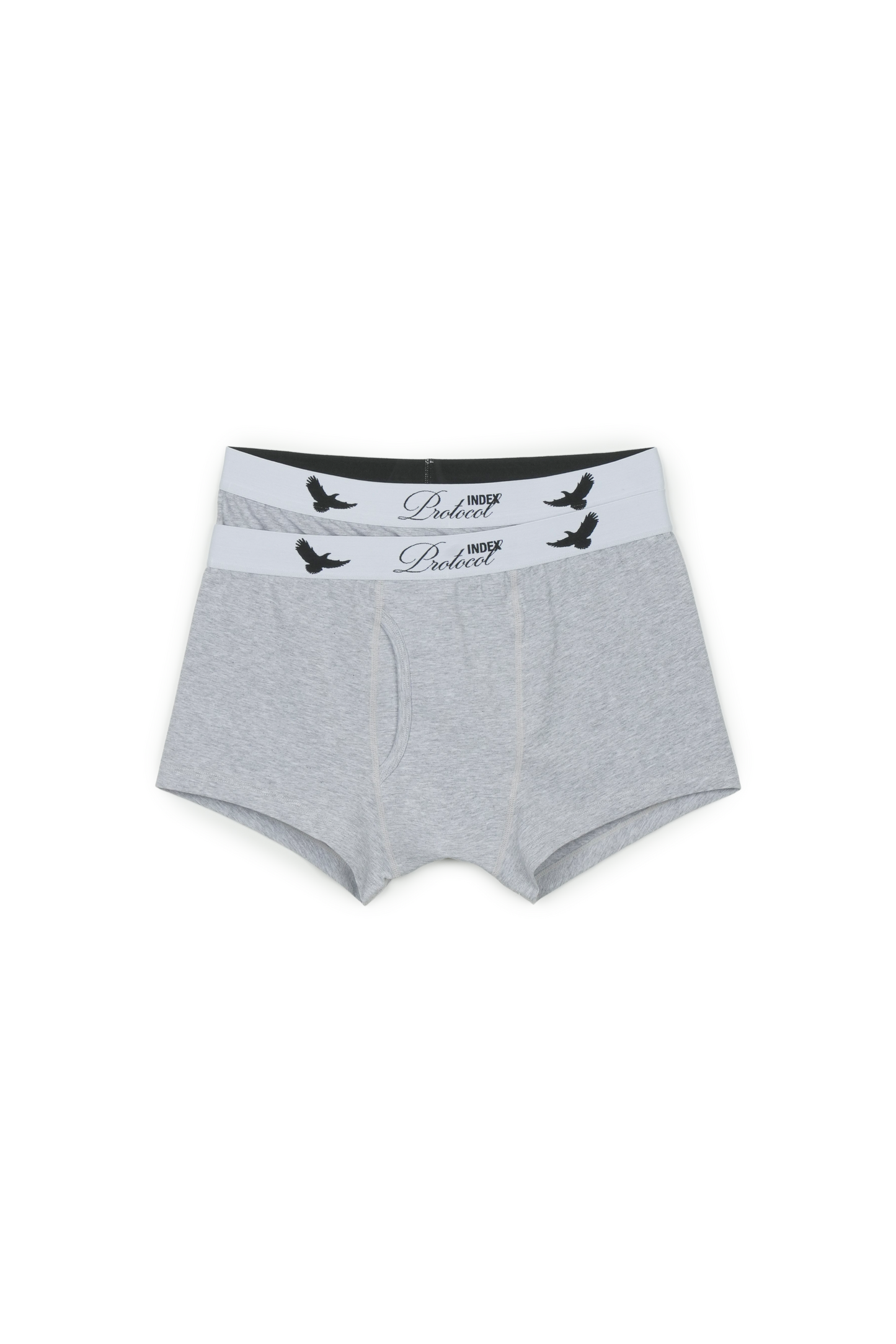 Protocol Index_Double Band Boxer Brief 3Pack (Melange Grey)