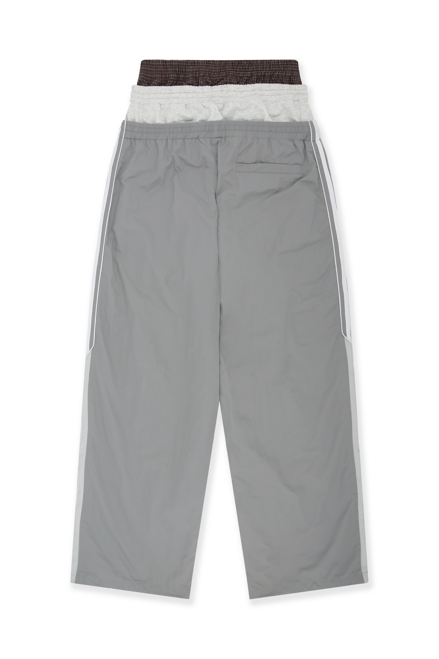 Protocol Index_3 LAYERED TRACK PANTS (Grey)