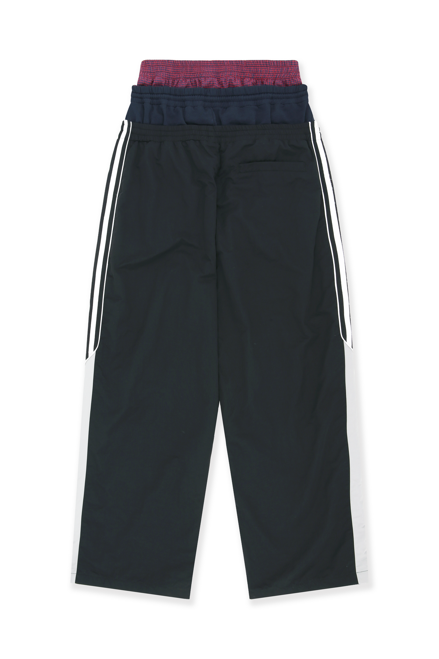 Protocol Index_3 LAYERED TRACK PANTS (Black)