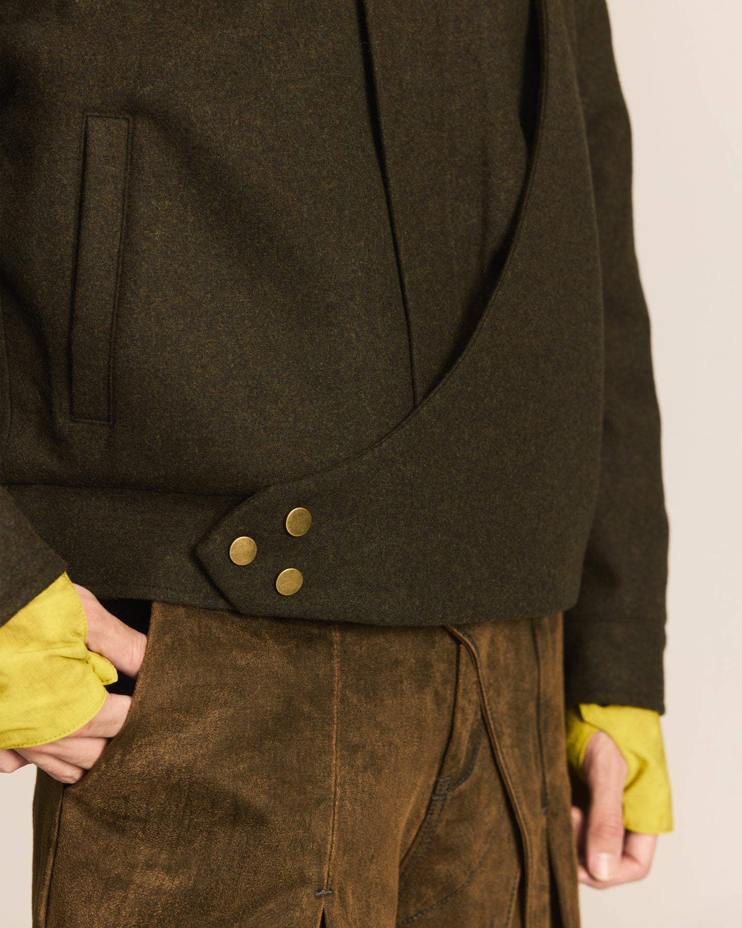 Shalou_SPIRAL HUNTER JACKET (Green)