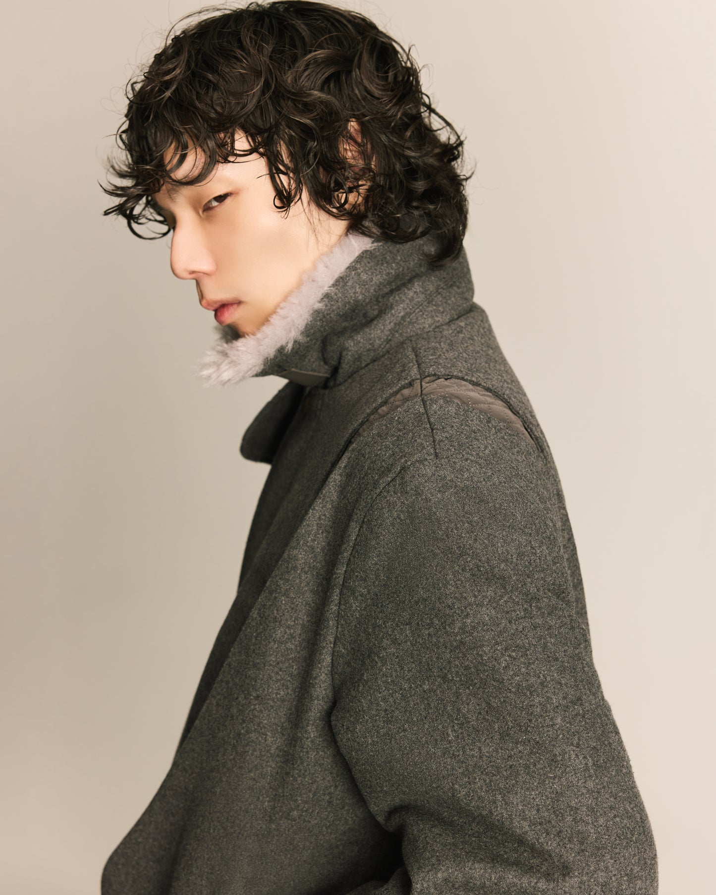 Shalou_SPIRAL HUNTER JACKET (Gray)