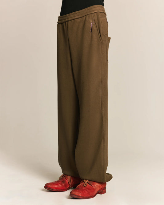 Shalou_Feather Arrow Knit Pants (Khaki)
