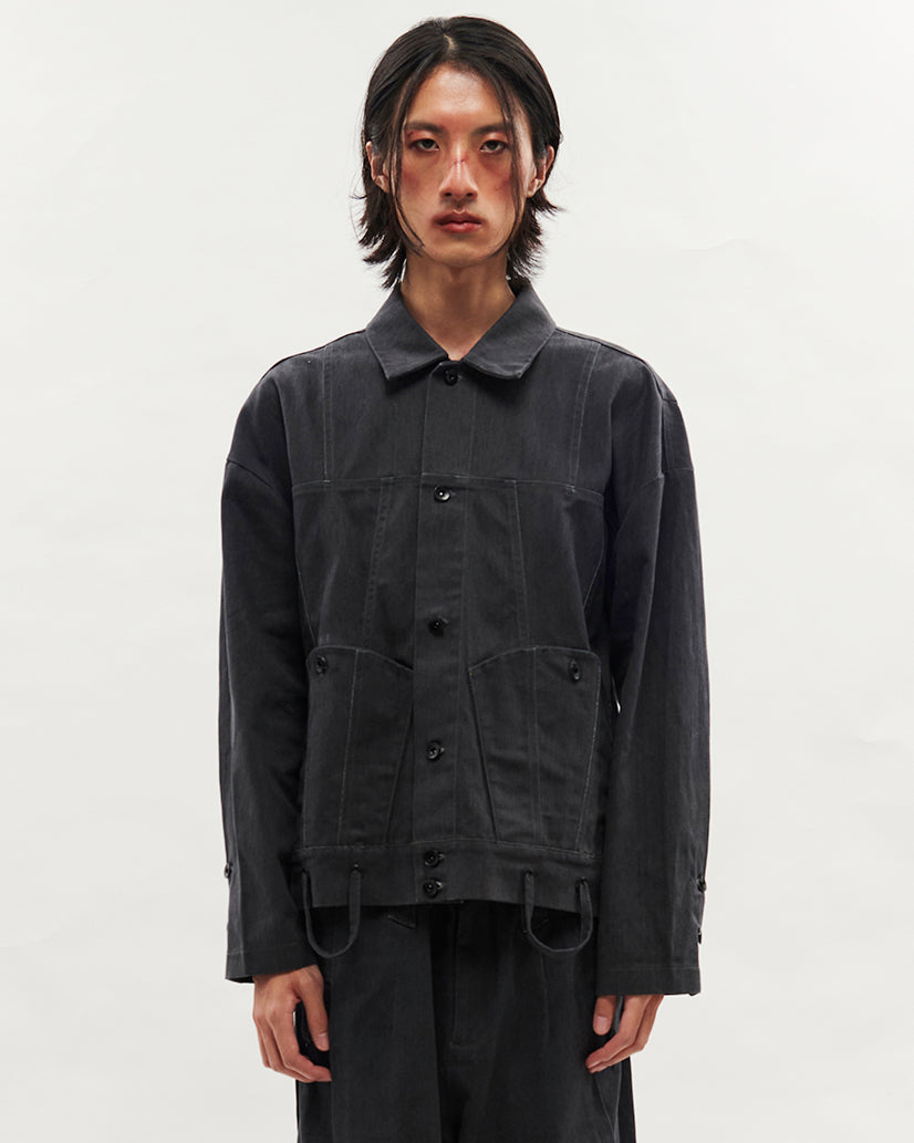 VACANT_ Denim Jacket (Black)