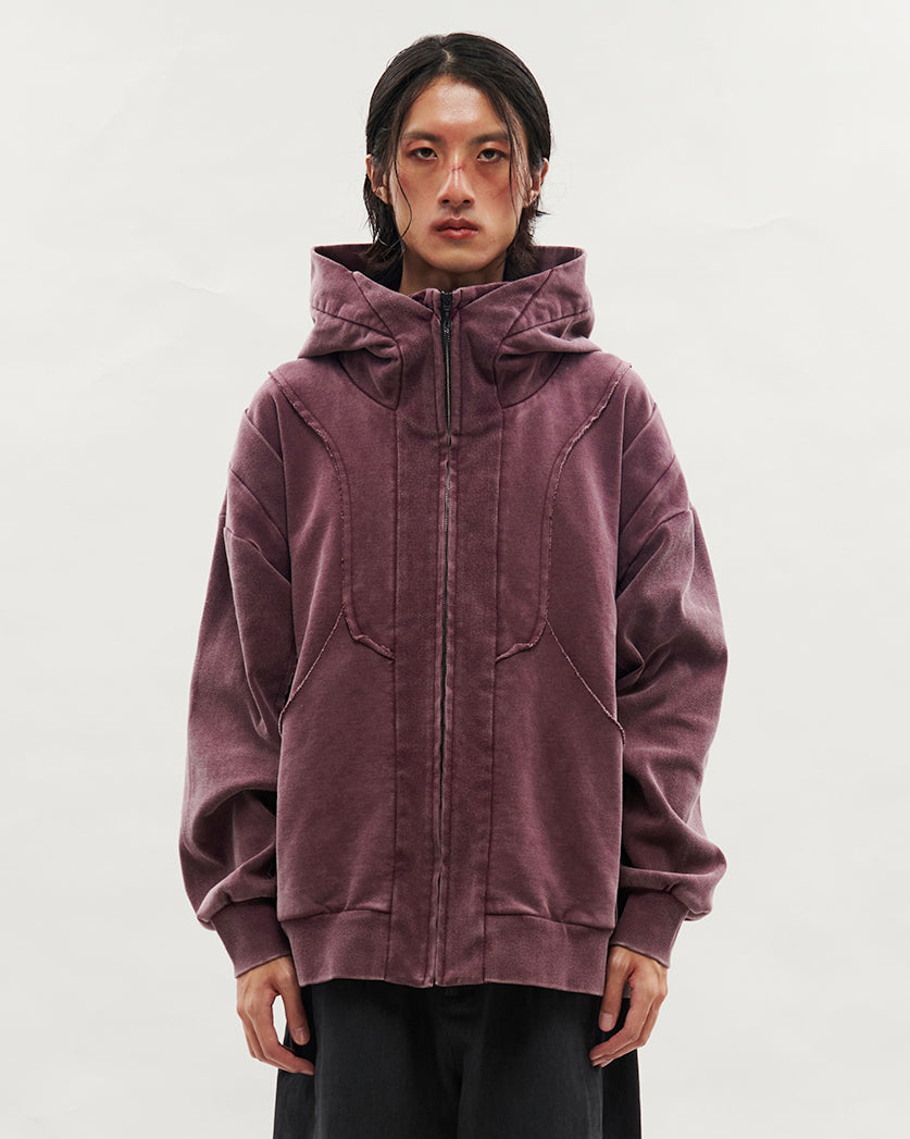 VACANT_ Washed Parka (Burgundy)