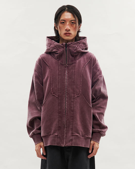 VACANT_ Washed Parka (Burgundy)