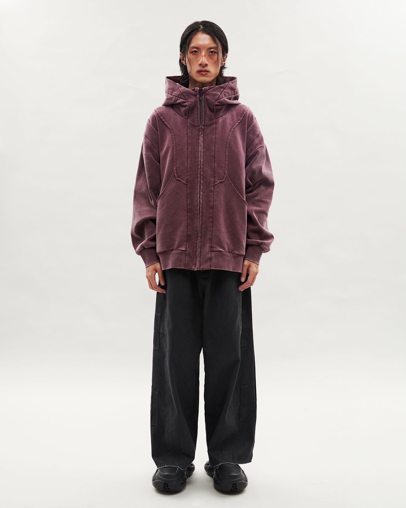 VACANT_ Washed Parka (Burgundy)