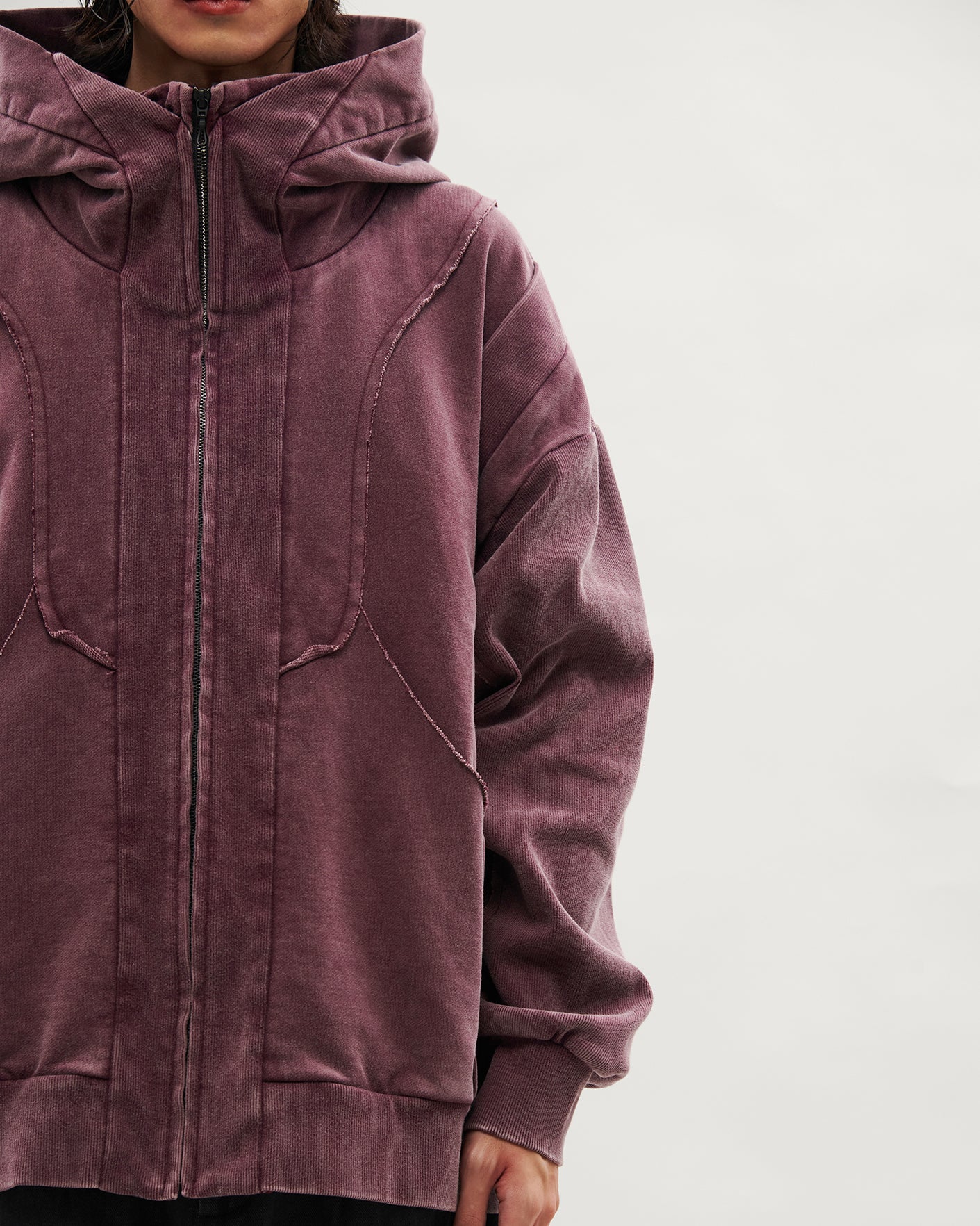 VACANT_ Washed Parka (Burgundy)