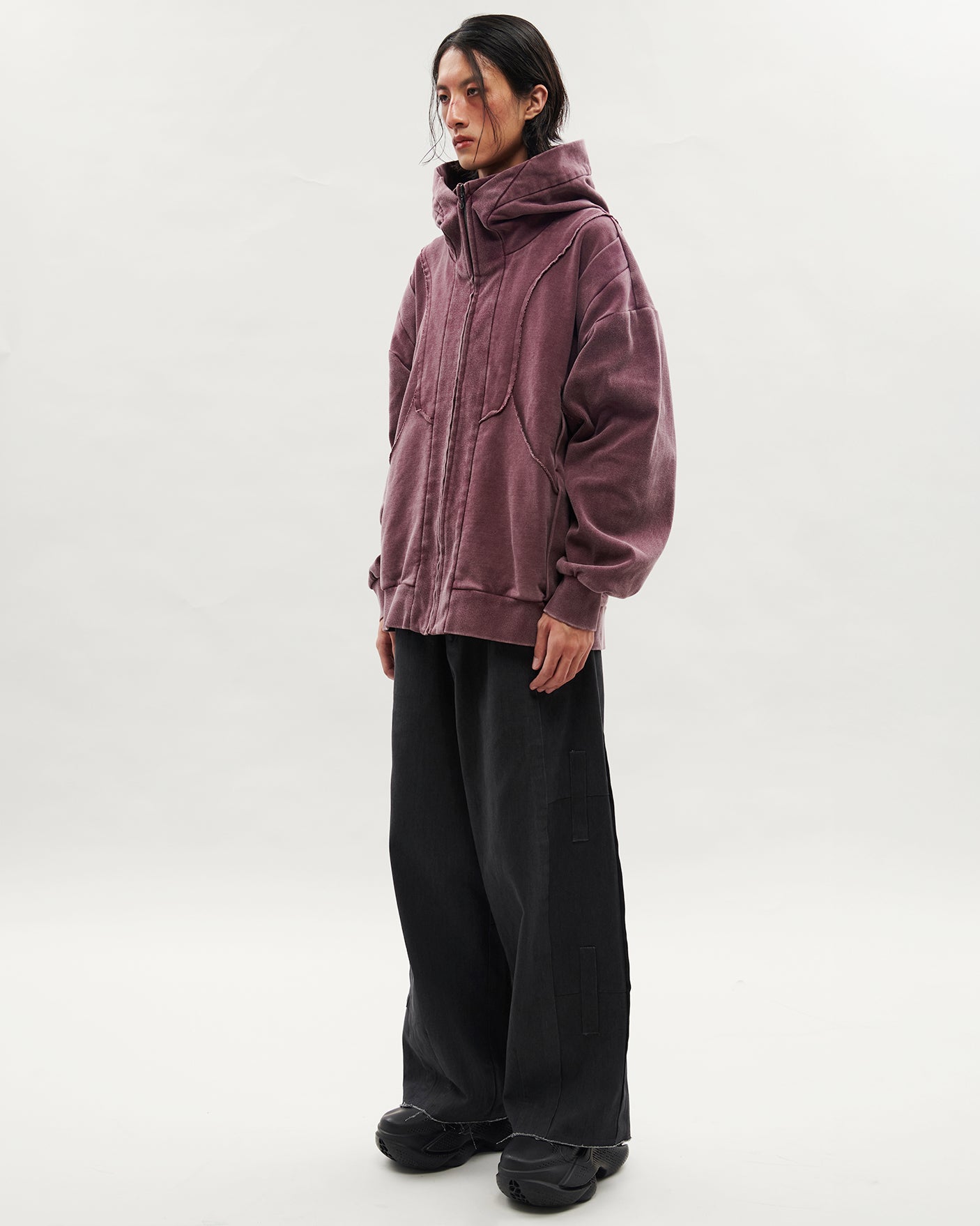 VACANT_ Washed Parka (Burgundy)