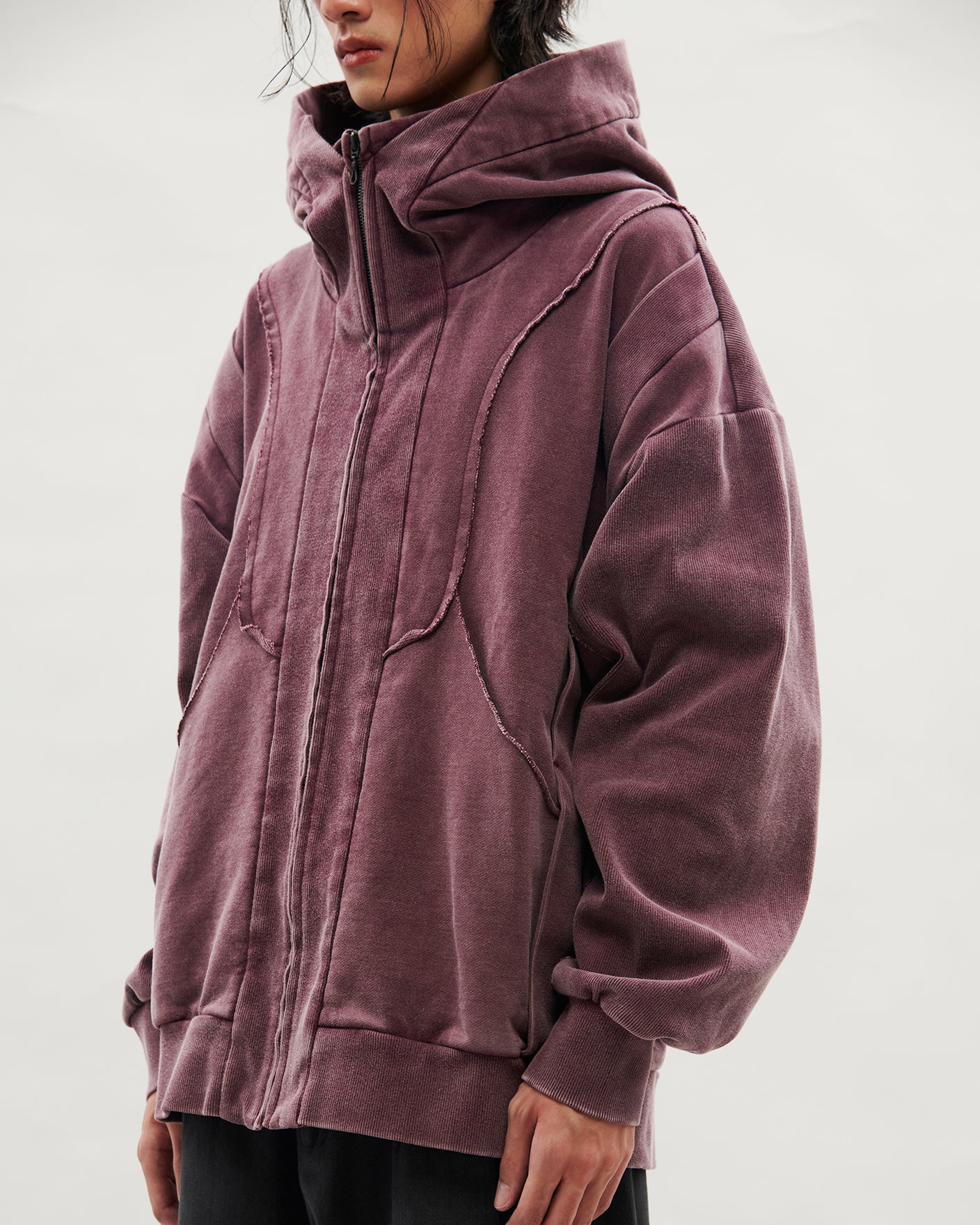 VACANT_ Washed Parka (Burgundy)