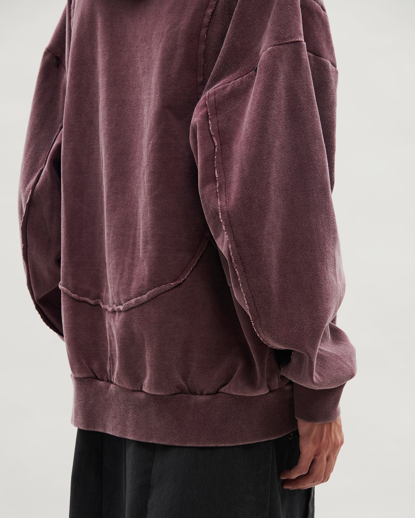 VACANT_ Washed Parka (Burgundy)