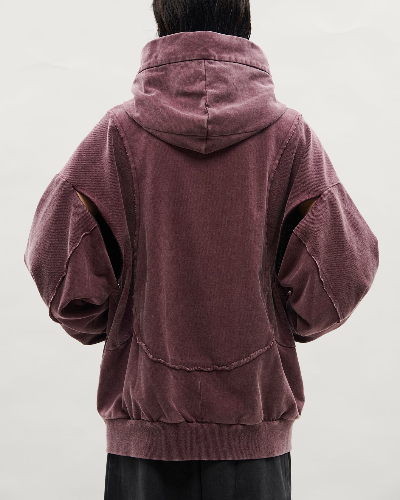 VACANT_ Washed Parka (Burgundy)