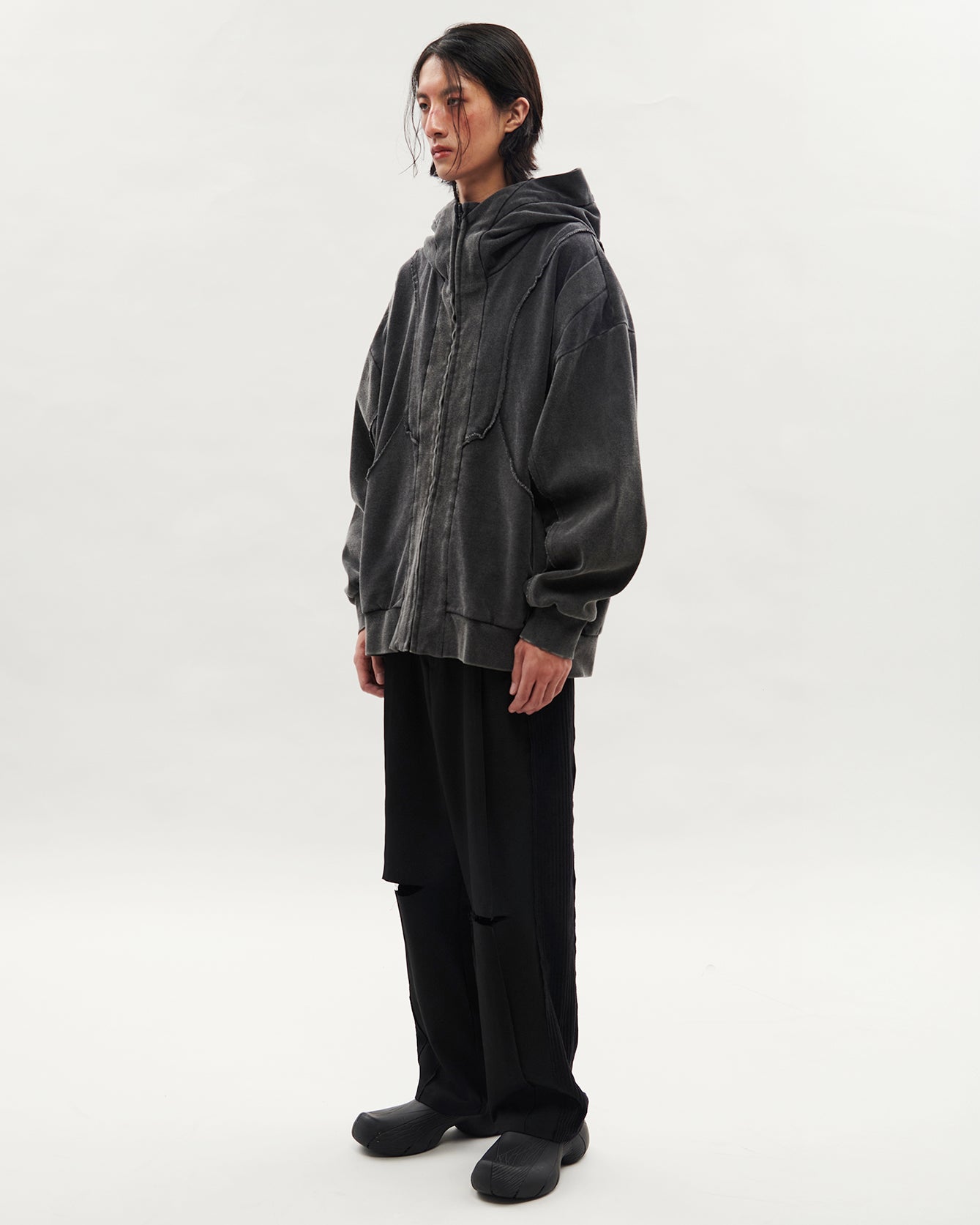 VACANT_ Washed Parka (Black)