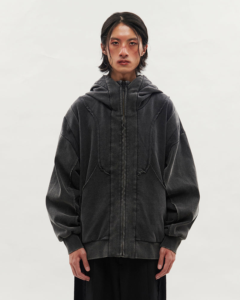VACANT_ Washed Parka (Black)