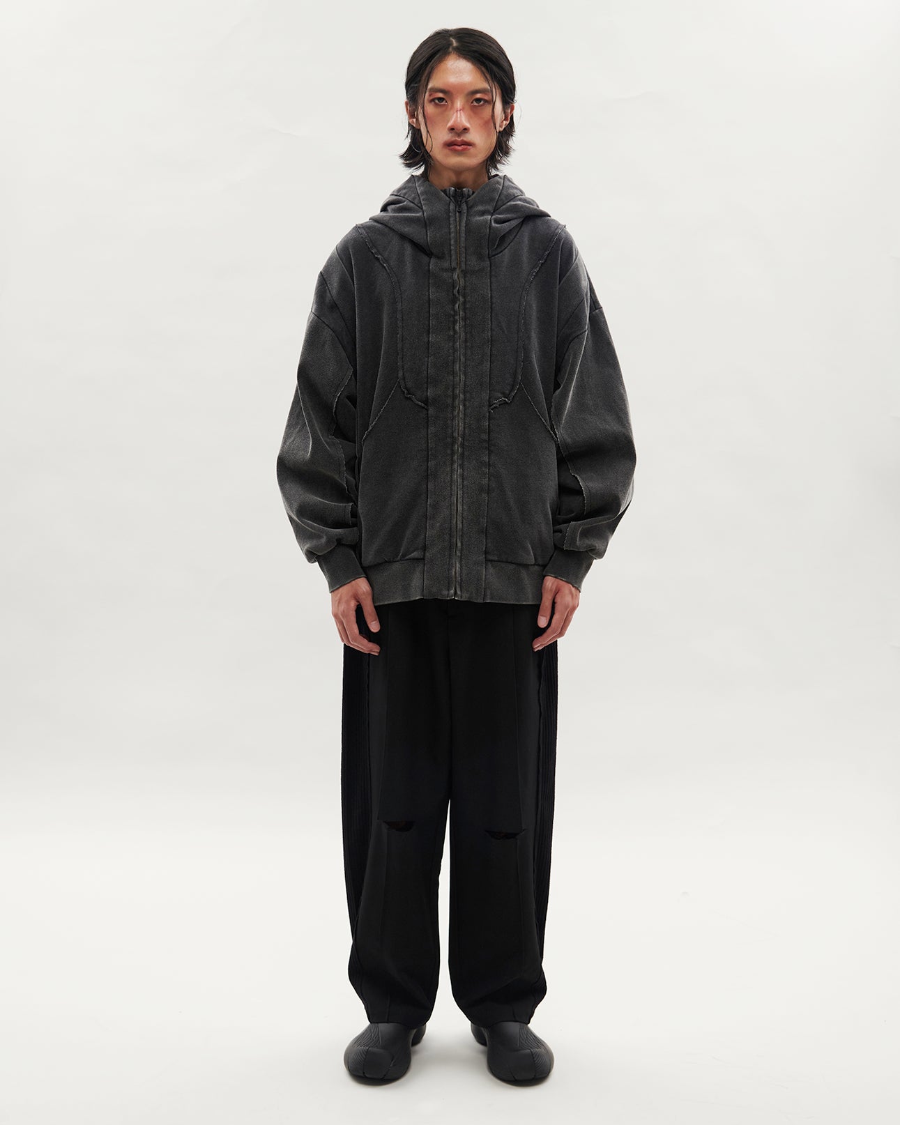 VACANT_ Washed Parka (Black)
