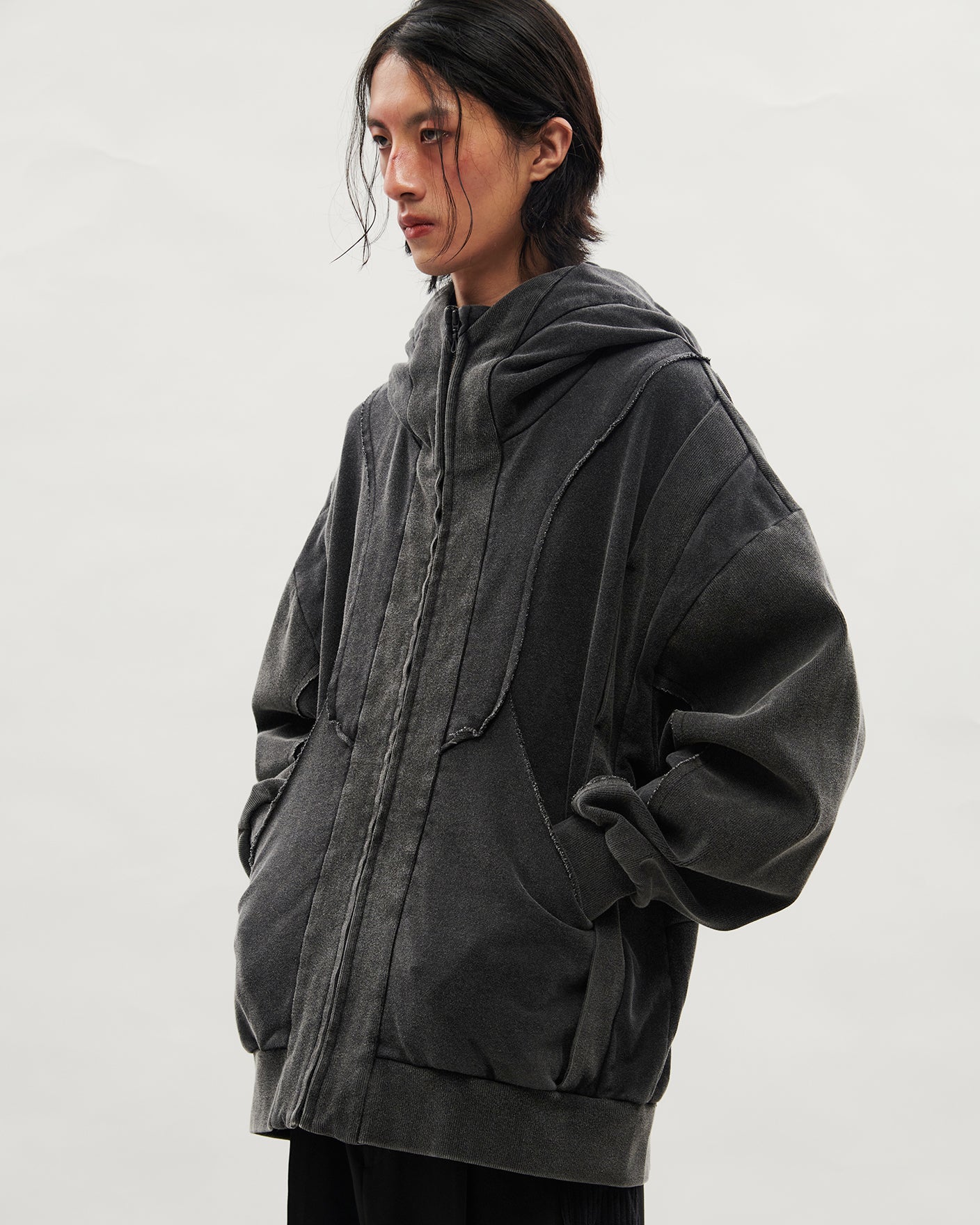 VACANT_ Washed Parka (Black)