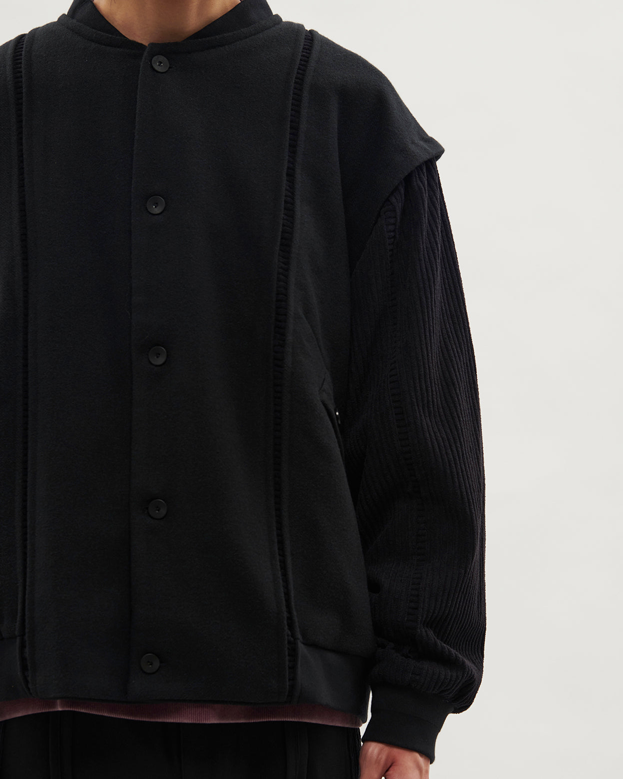 VACANT_Baseball Jacket (Black)