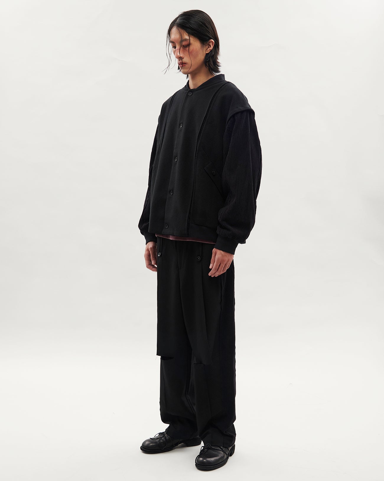 VACANT_Baseball Jacket (Black)