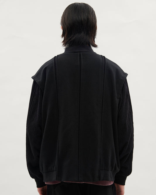 VACANT_Baseball Jacket (Black)