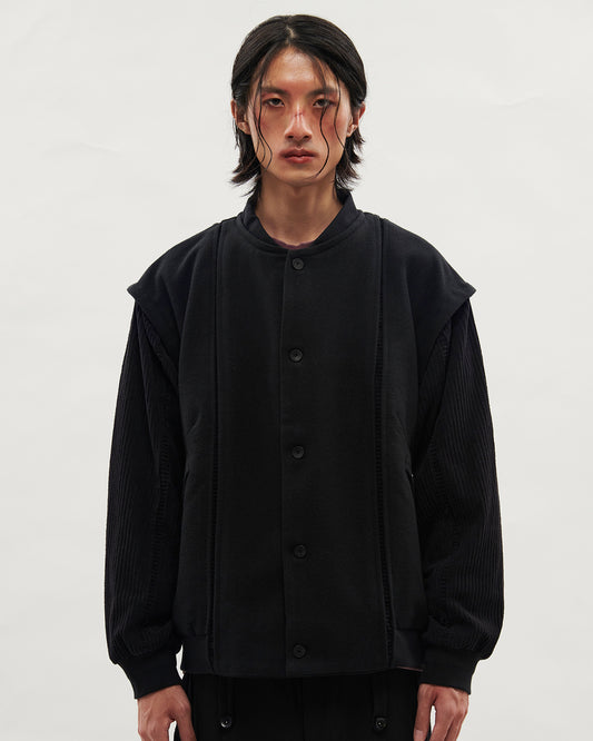 VACANT_Baseball Jacket (Black)