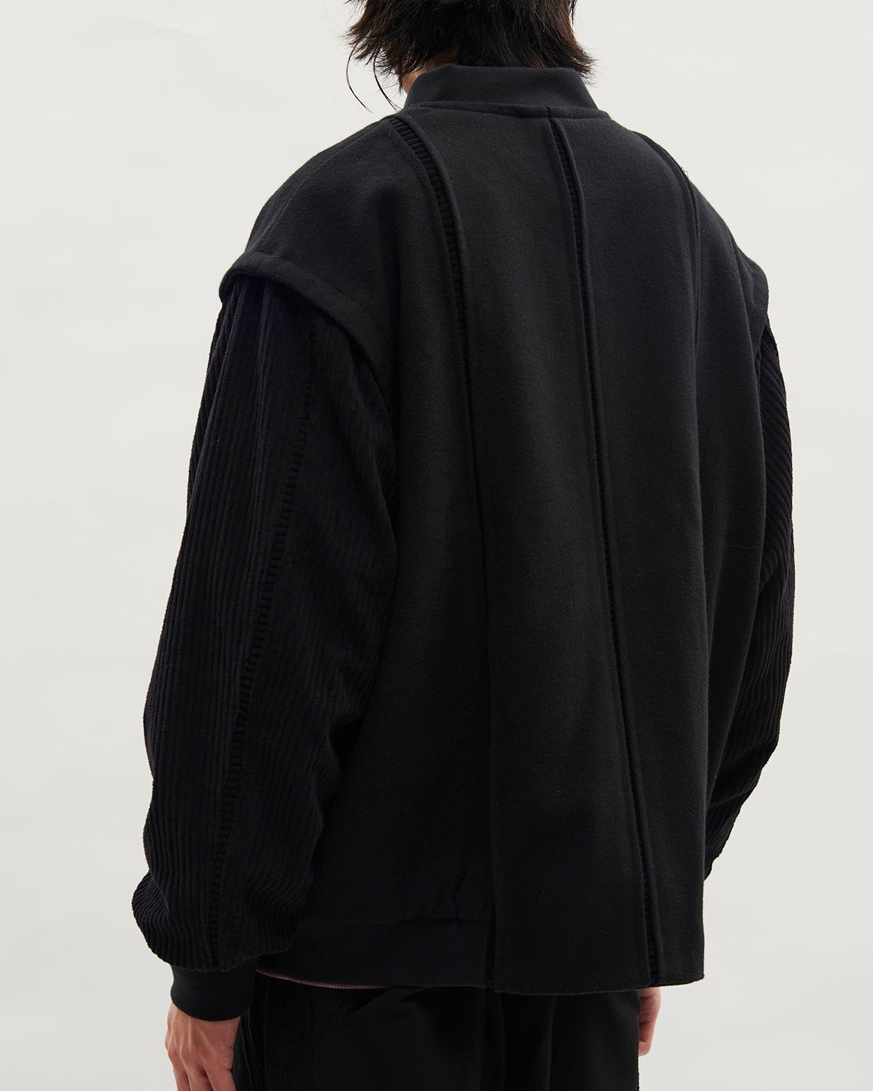 VACANT_Baseball Jacket (Black)
