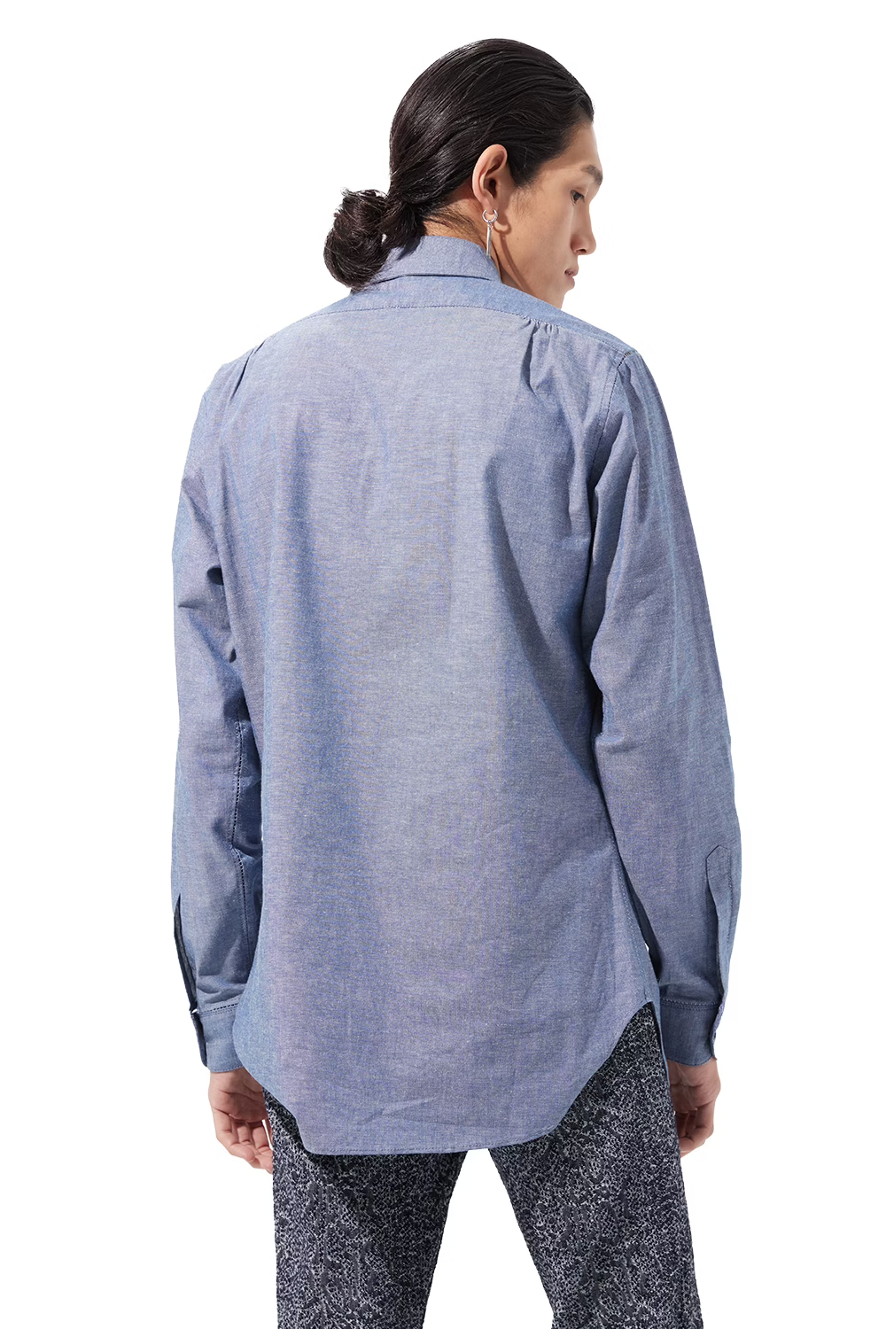 KOZABURO_GAP STITCH SHIRTS (Navy)