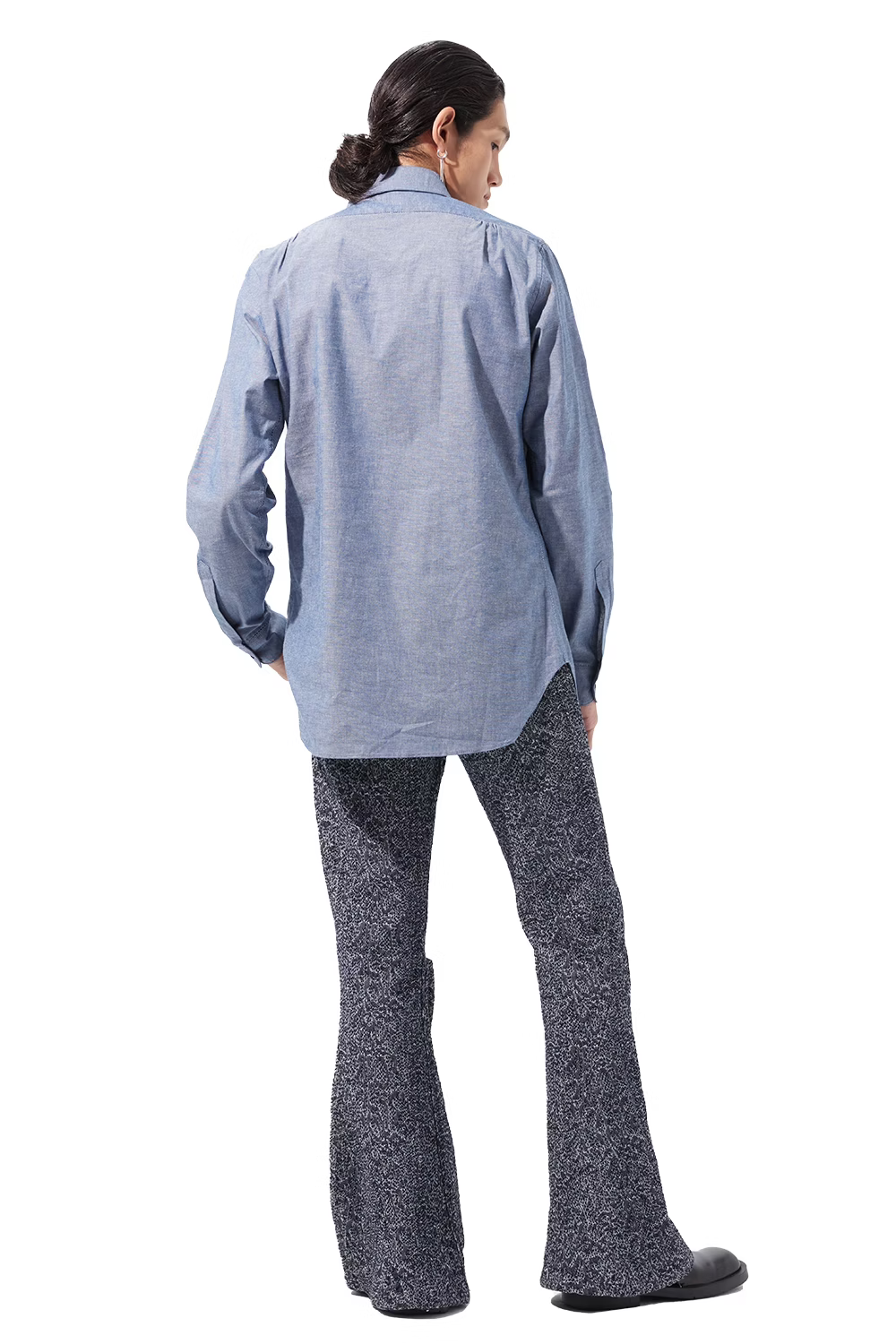 KOZABURO_GAP STITCH SHIRTS (Navy)