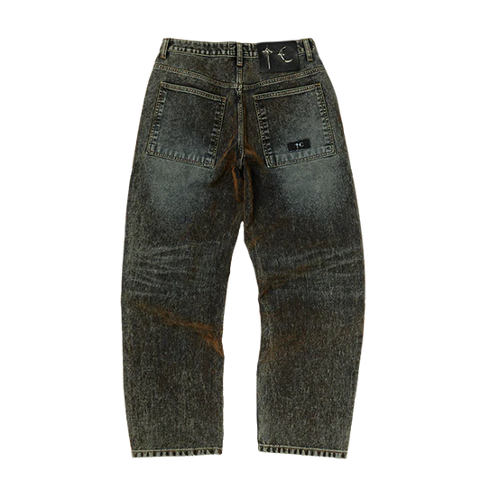 Thug Club_Iron Faded Denim Pants (Blue)