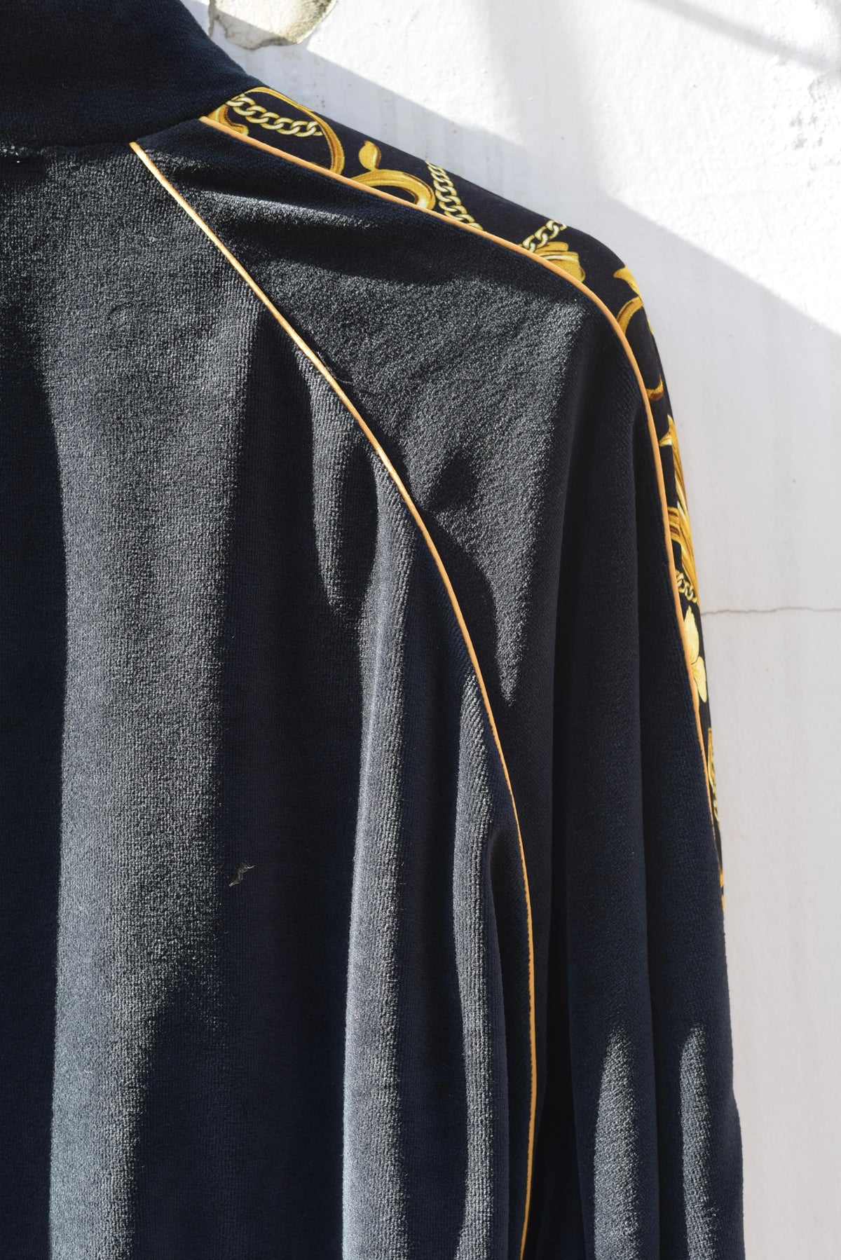 LU'U DAN_Supa-Sleaze Track Jacket (Baroque Black)