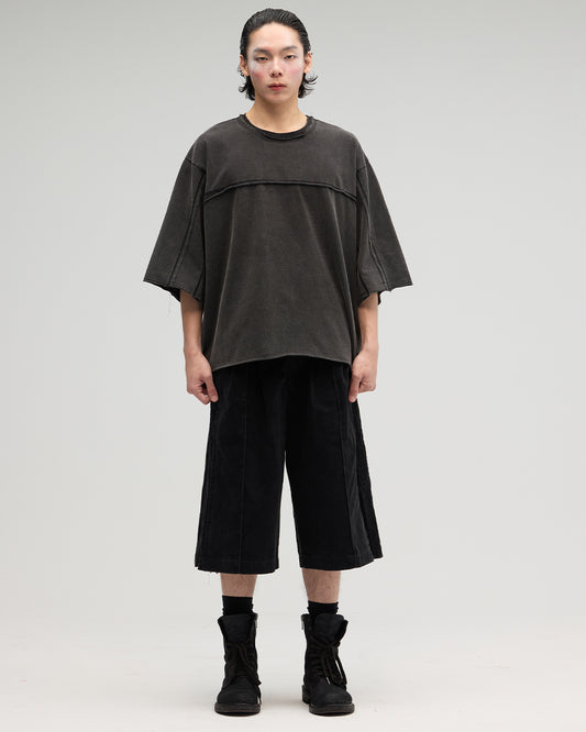 VACANT_Spliced Tee (Black)