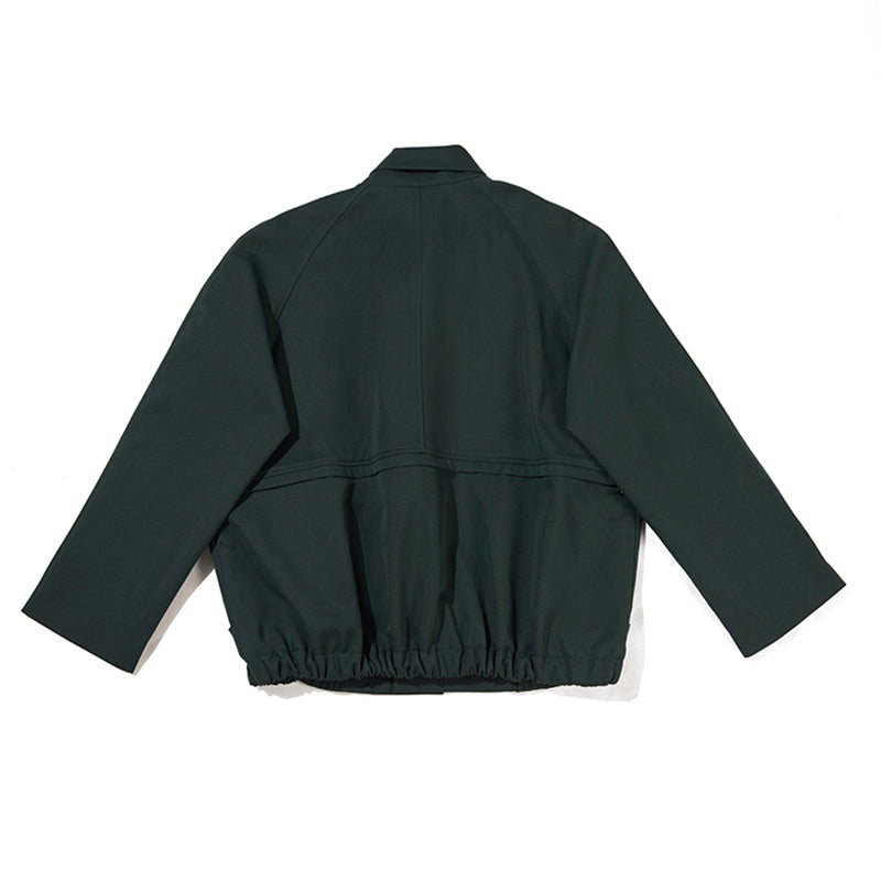 NOUVEAU PROJECT_DOUBLE PLEATED JACKET (Green)