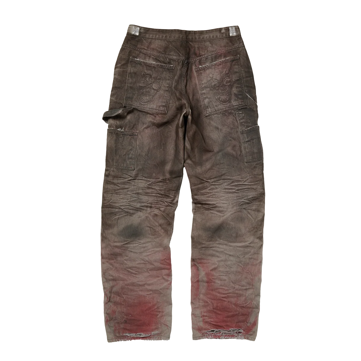 Thug Club_Two Tone Washed Carpenter Pants (Grey)