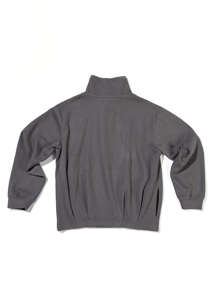 NOUVEAU PROJECT_PLEATED PULLOVER (Gray)
