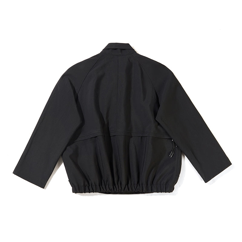 NOUVEAU PROJECT_DOUBLE PLEATED JACKET (Black)