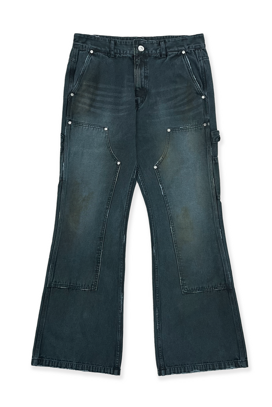 Protocol Index_CARPENTER FLARED PANTS (Black)