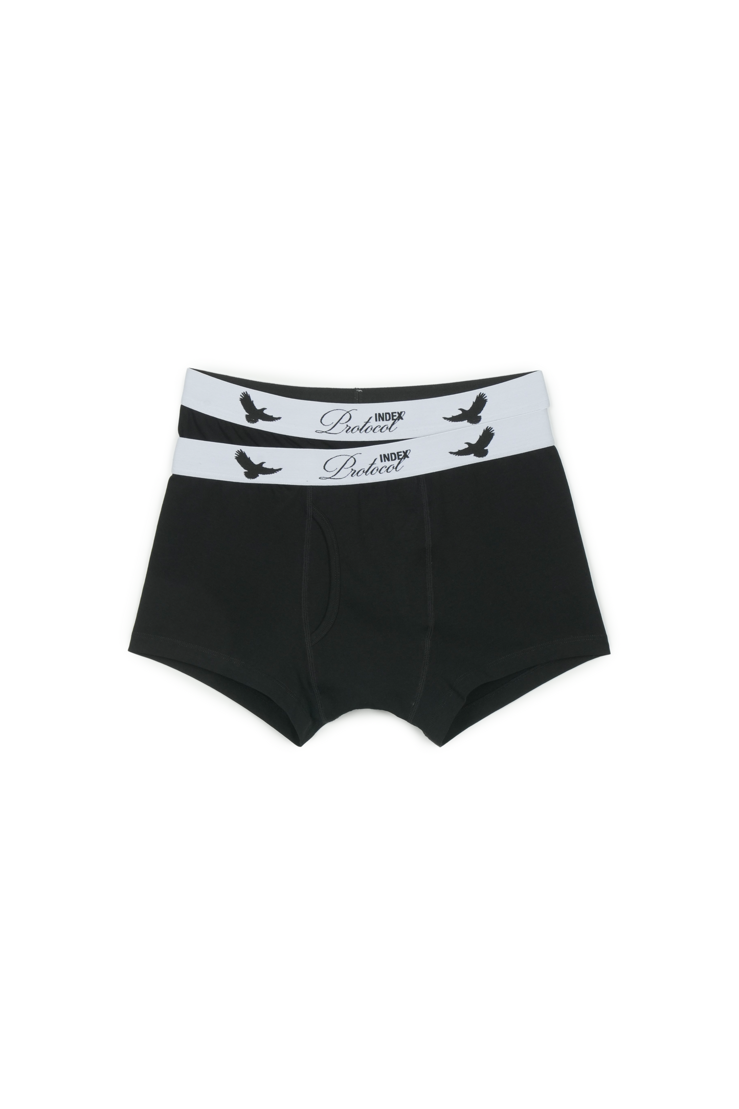 Protocol Index_Double Band Boxer Brief 3Pack (Black)