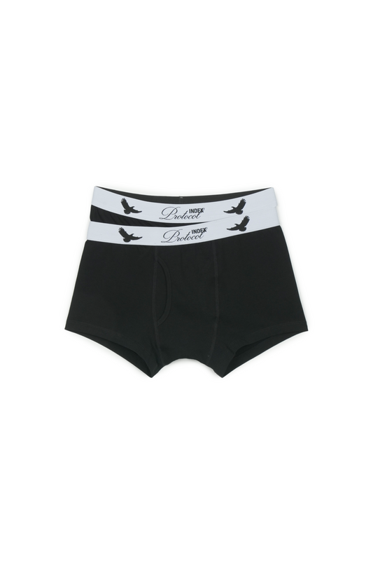 Protocol Index_Double Band Boxer Brief 3Pack (Black)