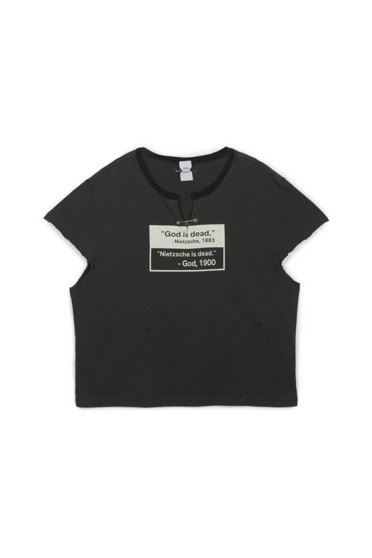 Protocol Index_Safety Pin Cut-Up Sleeveless (Black)