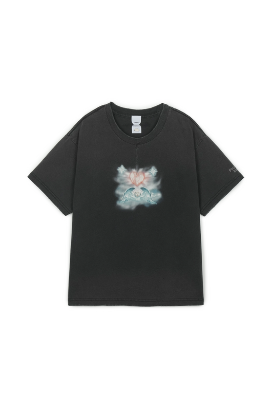 Protocol Index_FK Centerline Dart Washed T-Shirt (Charcoal)