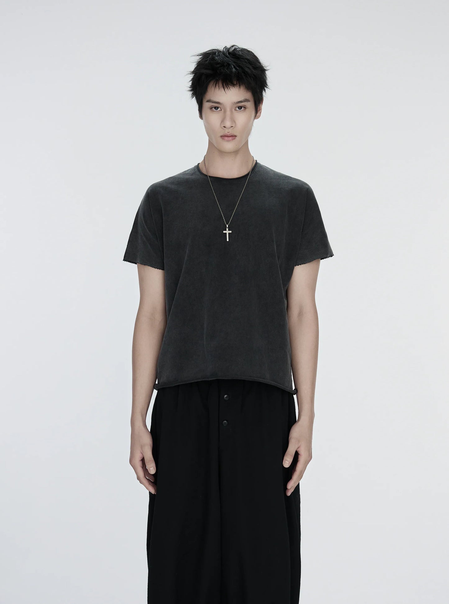 pip workspace_Raw Edge T-shirt (Grey)