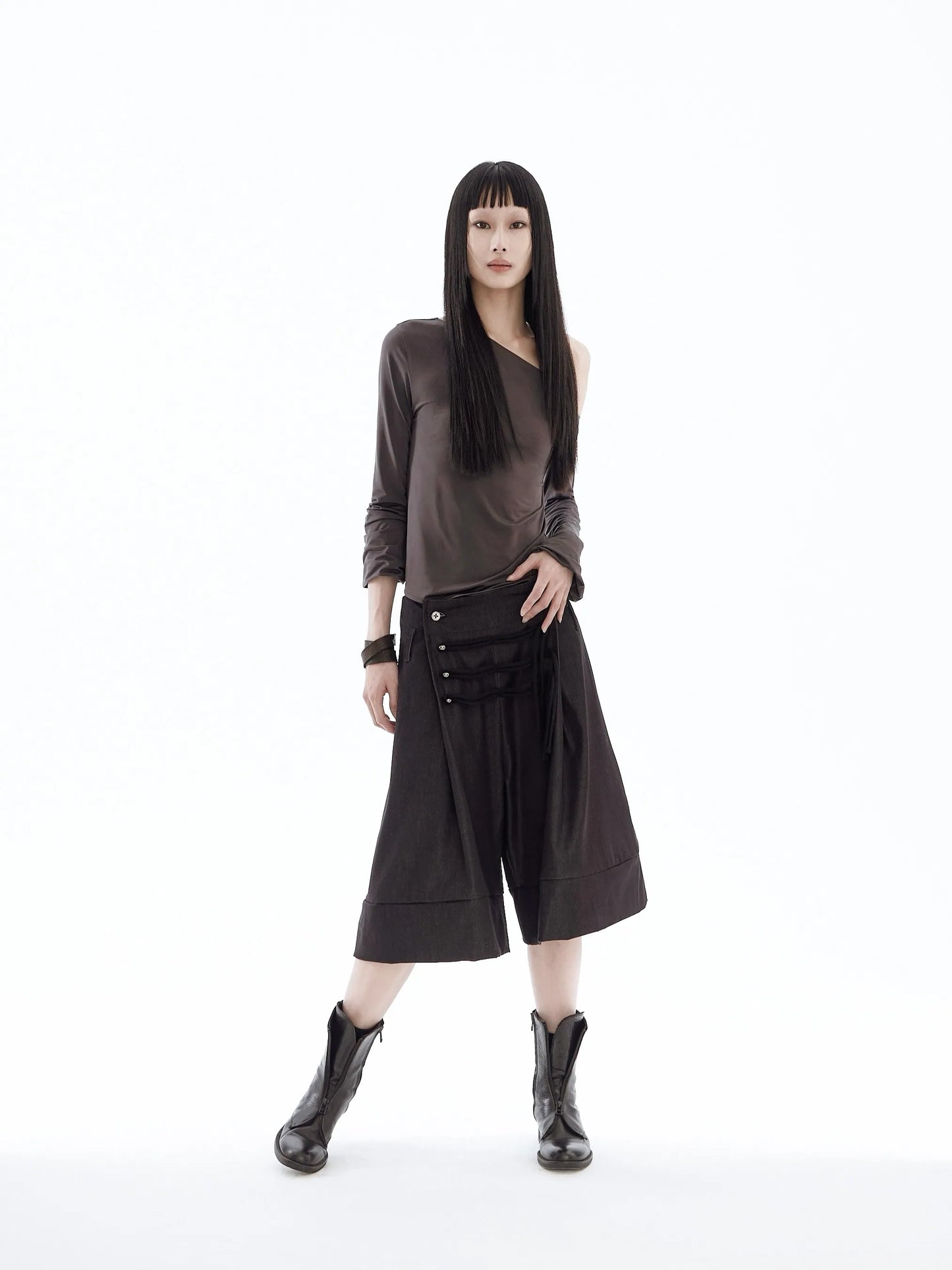 pip workspace_Corded Wide Short (Grey)