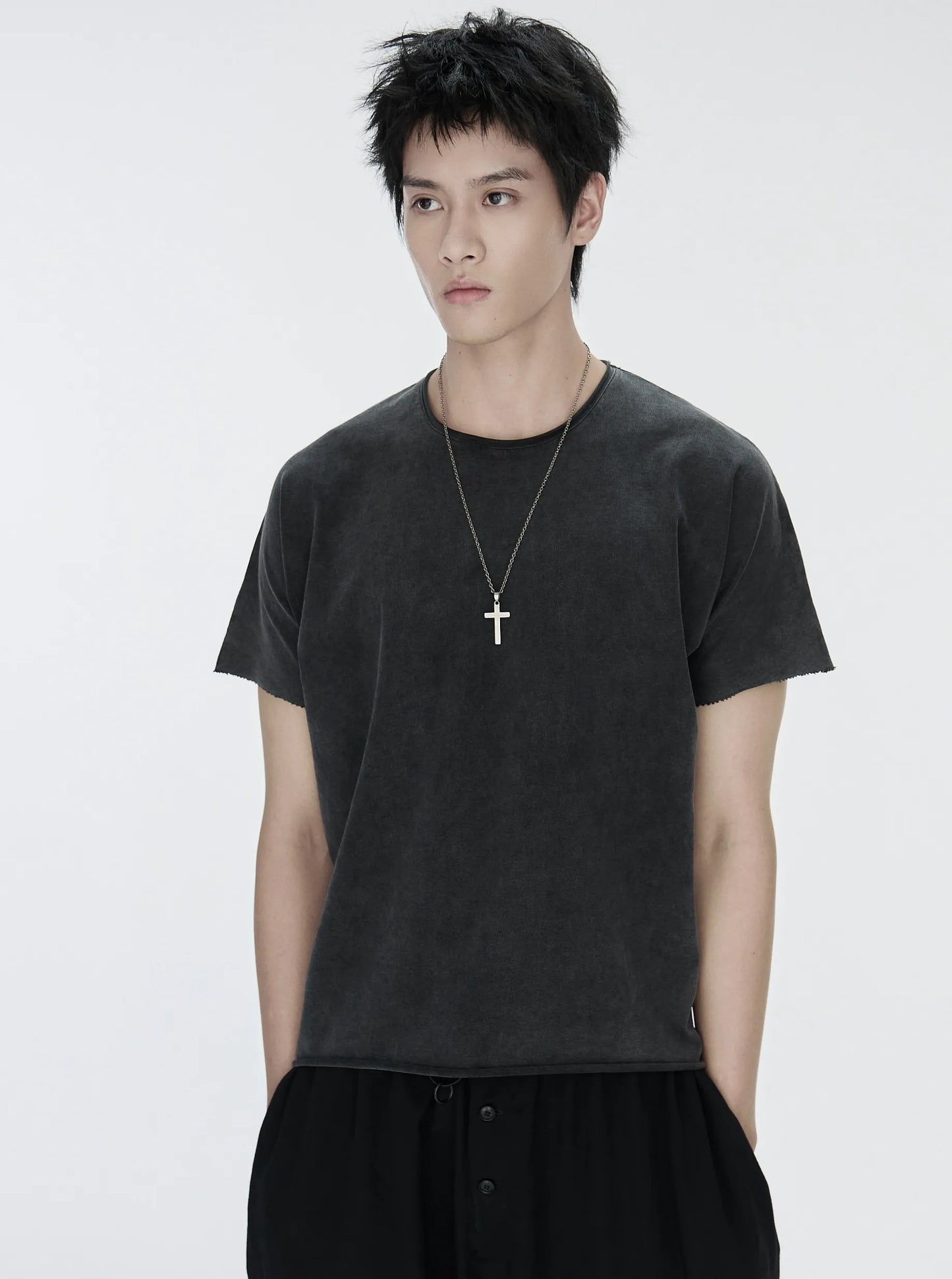 pip workspace_Raw Edge T-shirt (Grey)