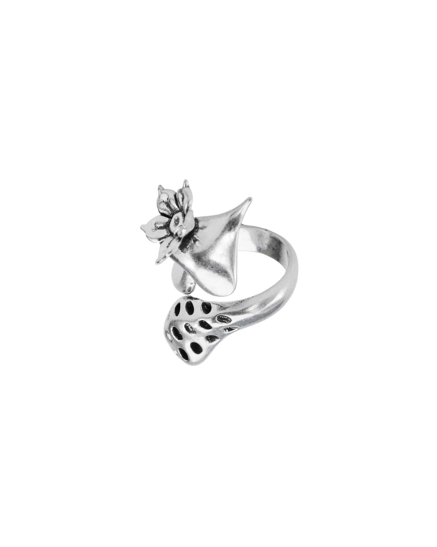 RECOVERY_RECOVERY X 邢SHYN Tearful Heart Ring (Antique Silver)