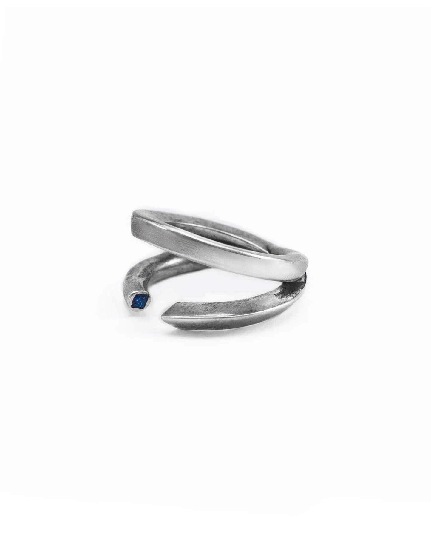 RECOVERY_COMPOSITE COLOR RING (Antique Silver)