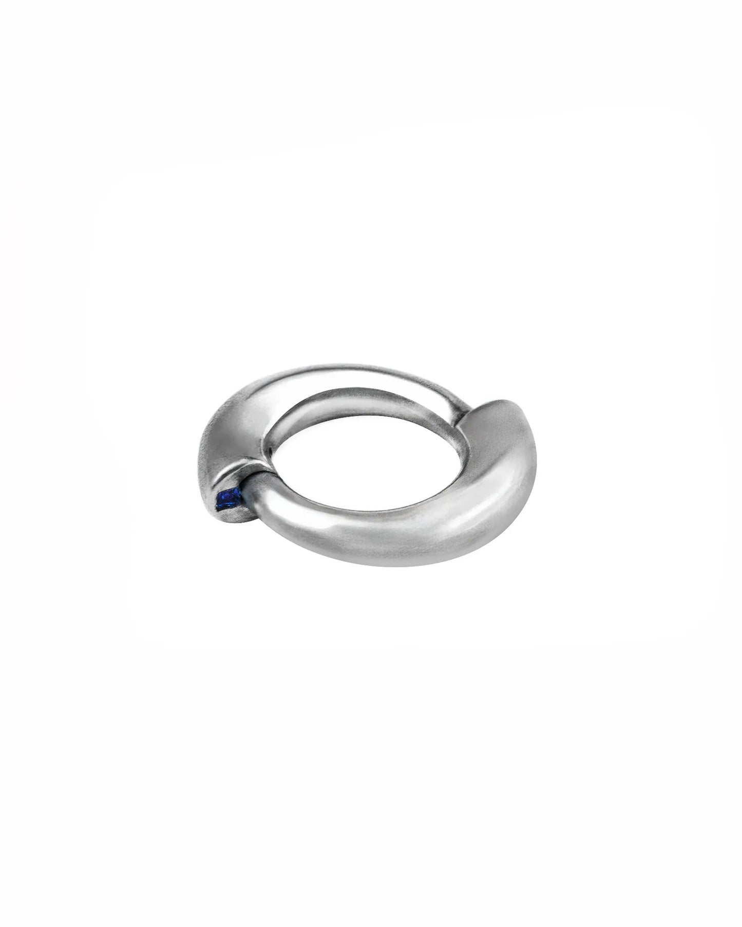 RECOVERY_INTERLACED COLOR RING (Antique Silver)